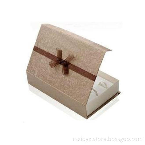 Magnetic Cardboard Box Foam Insert Fancy Paper Jewelry Ring